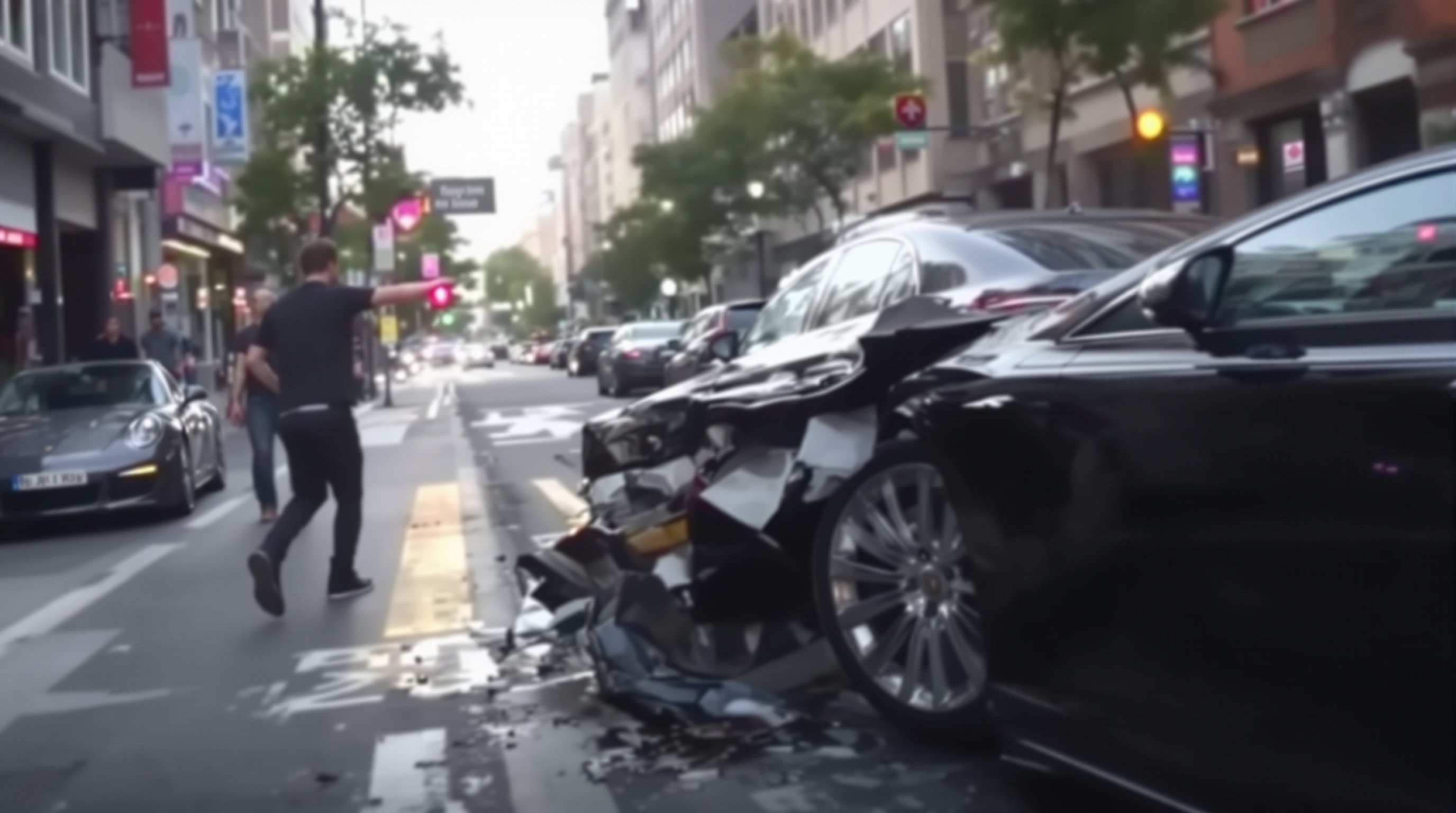 富二代炫富翻车！豪车撞人后逃逸，被网友人肉出身份